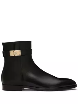 Ботинки с логотипом Dolce & Gabbana, черный
