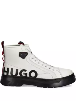 Ботинки с логотипом HUGO, серый