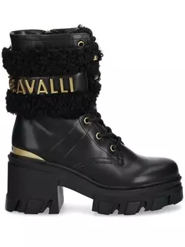 Ботинки с логотипом Just Cavalli, черный