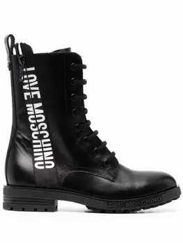 Ботинки с логотипом Love Moschino, черный