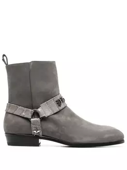 Ботинки с логотипом Philipp Plein, серый
