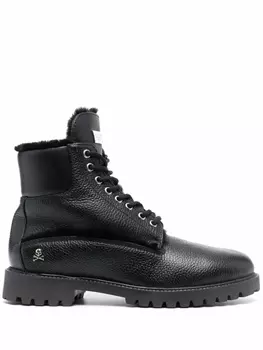 Ботинки с меховой подкладкой Philipp Plein, черный