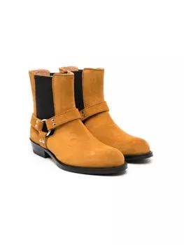 Ботинки с миндалевидным носком Gallucci Kids, коричневый