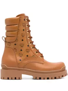 Ботинки с монограммой MCM, коричневый