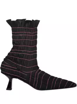 Ботинки с оборками Amy Crookes, черный