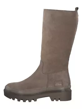 Ботинки s.Oliver Leder Stiefel, серо-коричневый