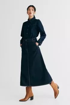 Ботинки с острым носком H&M, бежевый
