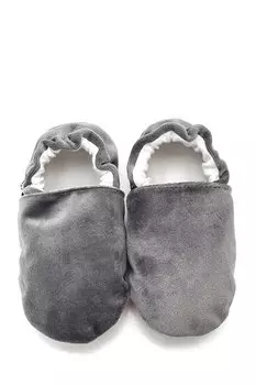 Ботинки с противоскользящей подошвой на хлопковой подкладке-СВЕТЛО-СЕРЫЙ-F-847 First Step