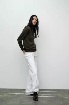 Ботинки с пряжкой ZARA, шоколадно-коричневый