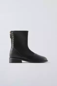 Ботинки с шипами ZARA, черный