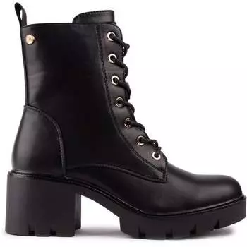 Ботинки с тиснением Xti, черный