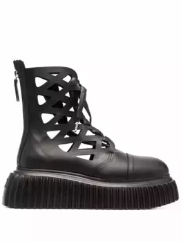 Ботинки с вырезами AGL, черный