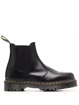 Ботинки с закругленным носком Dr. Martens, черный