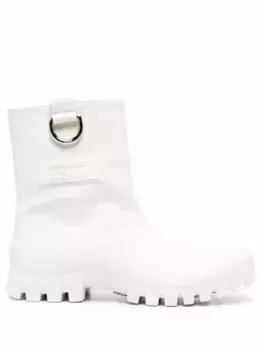 Ботинки с закругленным носком MSGM, белый