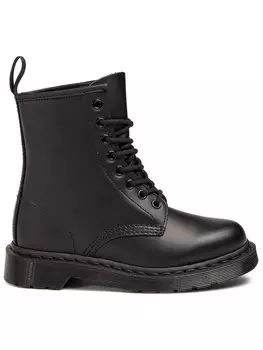 Ботинки с зубчатой подошвой Dr. Martens Botas de combate 1460 Mono, черный