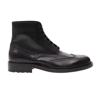 Ботинки Saint Laurent Army 20 Lace Up Boot, черный
