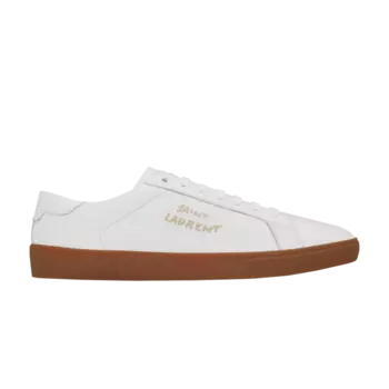 Ботинки Saint Laurent SL-06 Court Leather, белый