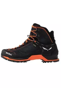 Ботинки Salewa MTN TRAINER MID GTX, цвет Asphalt/Fluo Orange