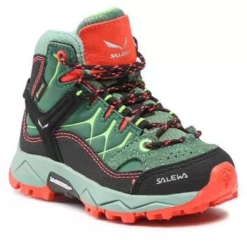 Ботинки Salewa JrAlp Trainer, зеленый