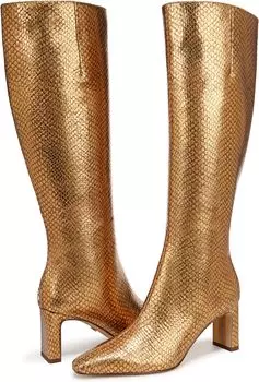 Ботинки Sam Edelman Sylvia Wide Calf, цвет Medallion Gold Snake Wide Calf