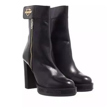 Ботинки sca.nod.carro100 vitello Love Moschino, черный