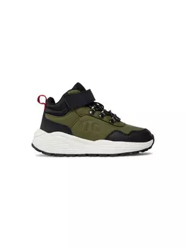 Ботинки scarponcino in ecopelle da bambino Champion, зеленый