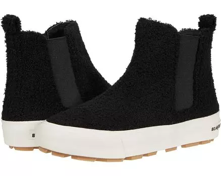 Ботинки SeaVees Laguna Chelsea Vegan Faux Shearling, черный