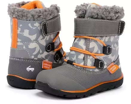 Ботинки See Kai Run Gilman WP/IN, цвет Gray/Orange