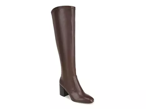 Ботинки широкие Franco Sarto Talfer до икры, темно-коричневый