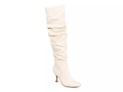 Ботинки широкие Journee Collection Kindy, молочный