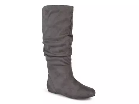 Ботинки широкие Journee Collection Rebecca до щиколотки, серый