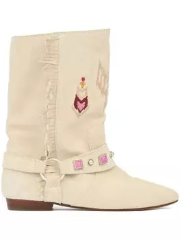 Ботинки Siani ISABEL MARANT, нейтральный цвет