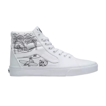 Ботинки Sk8-Hi Vans, белый