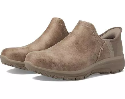 Ботинки SKECHERS Easy Going - Modern Hour - Hands Free Slip-Ins, серо-коричневый