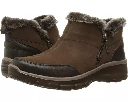 Ботинки SKECHERS Easy Going - Zip It, цвет Chocolate