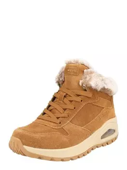 Ботинки SKECHERS Lace-Up Ankle Boots, цвет Caramel