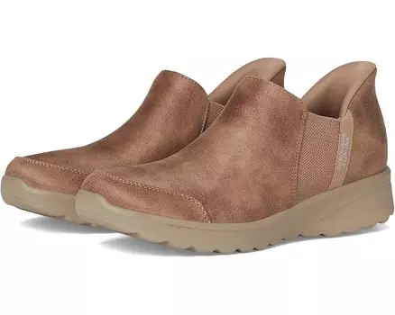 Ботинки SKECHERS Lovely Vibe - Autumn Leaves Hands Free Slip-Ins, цвет Mushroom
