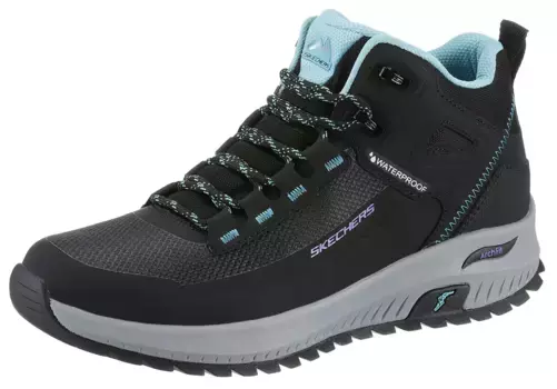 Ботинки Skechers на шнуровке "ARCH FIT DISCOVER", с резиновой подошвой Goodyear, черный