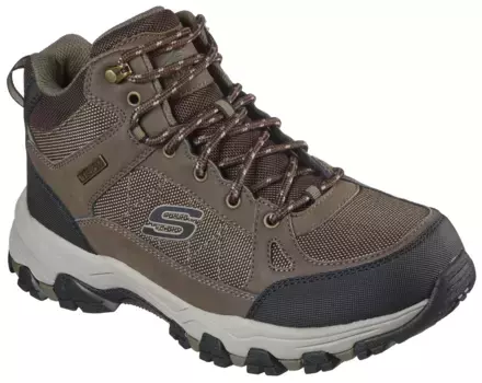 Ботинки Skechers на шнуровке "SELMEN - MELANO", идеальные для активного отдыха, коричневый