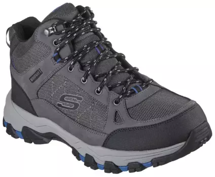 Ботинки Skechers на шнуровке "SELMEN-MELANO" с водонепроницаемыми элементами, серый