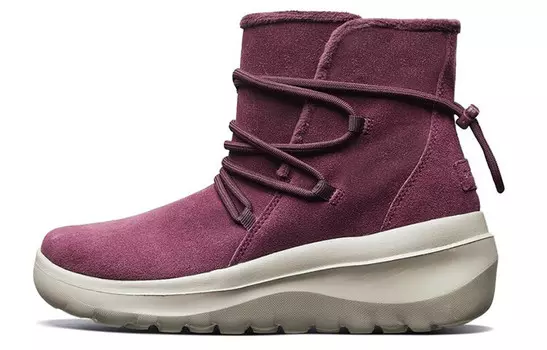 Ботинки Skyhigh Ultra Snow женские бордовые Skechers