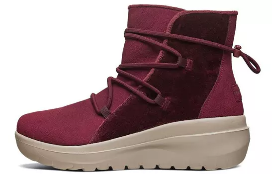 Ботинки Skyhigh Ultra Snow женские бордовые Skechers