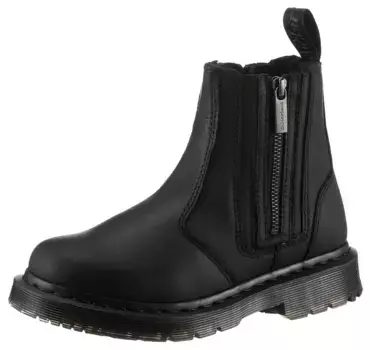 Ботинки-слипоны DR. MARTENS "Alyson" с модной застежкой-молнией, черный