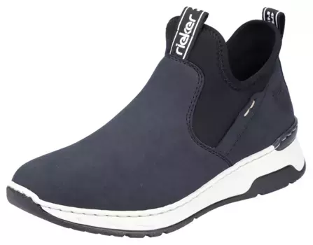 Ботинки-слипоны Rieker с эластичным входом, синий
