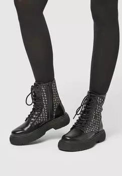 Ботинки со шнурками Pepe Jeans YOKO JACQUARD, черный