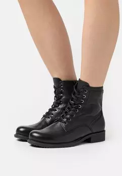 Ботинки со шнурками Tamaris, цвет black
