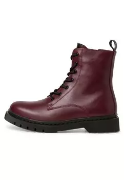 Ботинки со шнурками Tamaris, цвет red