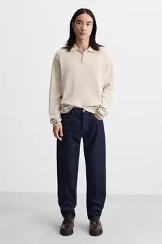 Ботинки со шнуровкой и трескозной подошвой ZARA, коричневый