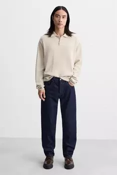 Ботинки со шнуровкой и трескозной подошвой ZARA, коричневый