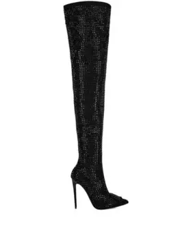 Ботинки со стразами Philipp Plein, черный